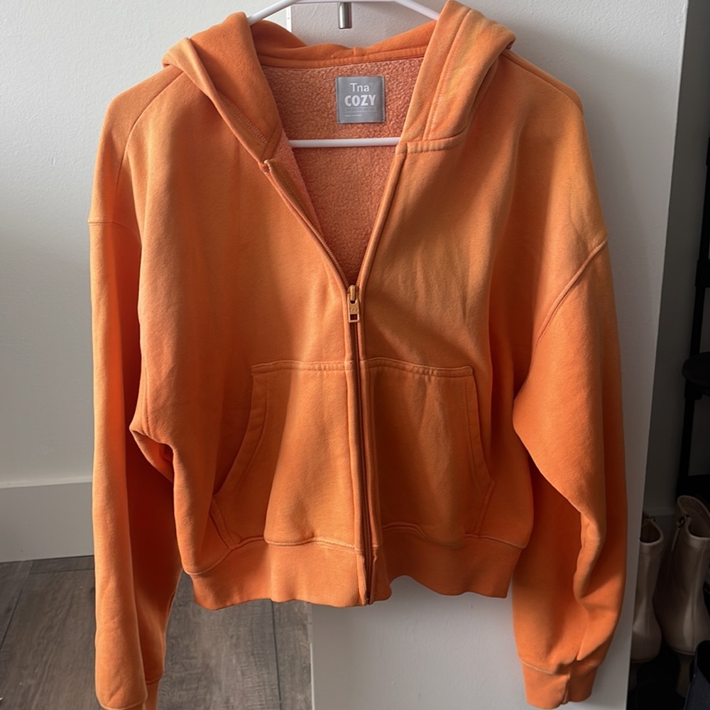 Tna Cozy Fleece Perfect Zip Hoodie by Aritzia